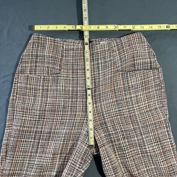 Unique Vintage Pants High Waist Tweed Tailored Trousers - Picture 5 of 10